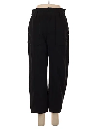 Pre-owned Zara Casual Pants In Black