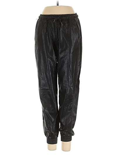 Pre-owned Zara Casual Pants In Black