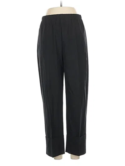 Pre-owned Zara Casual Pants In Black