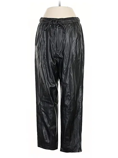 Pre-owned Zara Casual Pants In Black