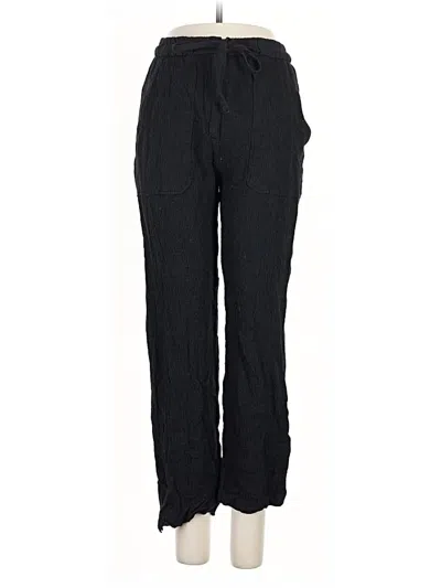 Pre-owned Zara Casual Pants In Black