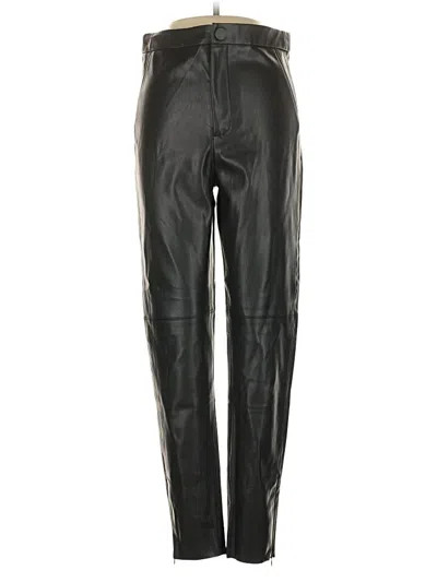Pre-owned Zara Casual Pants In Black