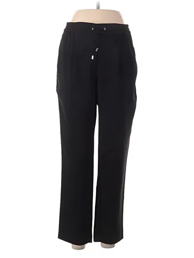 Pre-owned Zara Casual Pants In Black