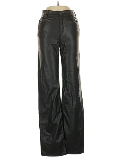 Pre-owned Zara Casual Pants In Black
