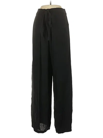 Pre-owned Zara Casual Pants In Black