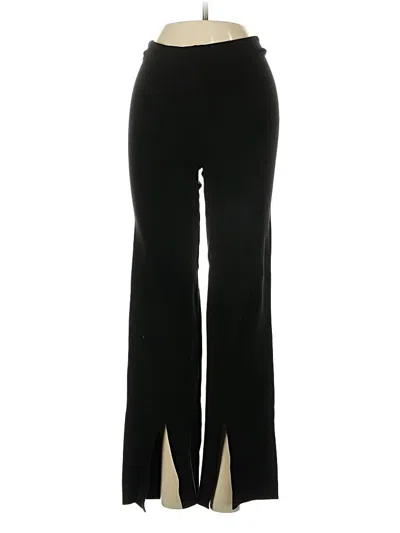 Pre-owned Zara Casual Pants In Black
