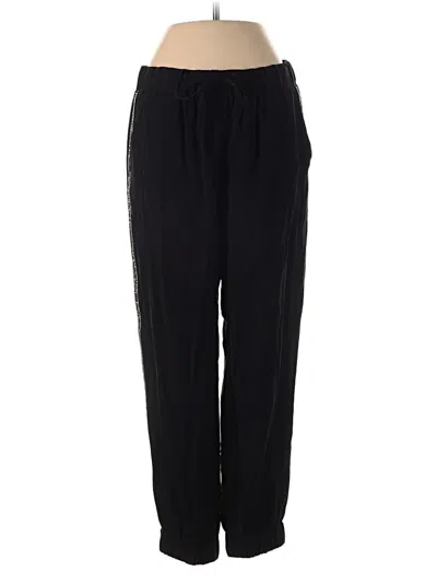 Pre-owned Zara Casual Pants In Black