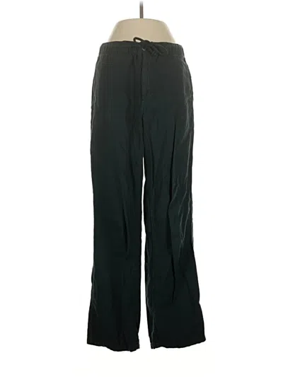 Pre-owned Zara Casual Pants In Black