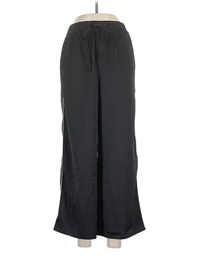 Pre-owned Zara Casual Pants In Black