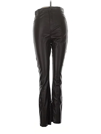 Pre-owned Zara Casual Pants In Black