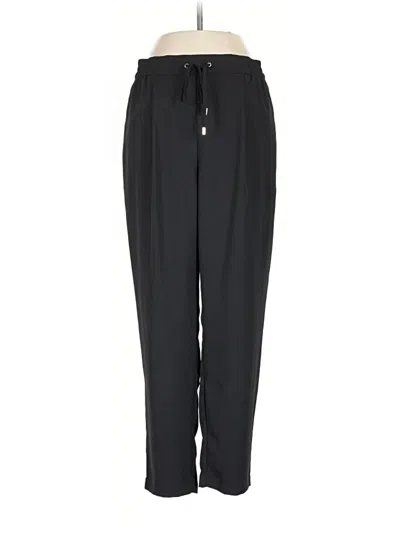 Pre-owned Zara Casual Pants In Black
