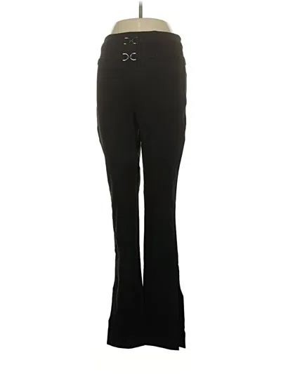 Pre-owned Zara Casual Pants In Black