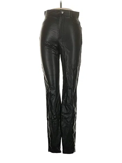 Pre-owned Zara Casual Pants In Black