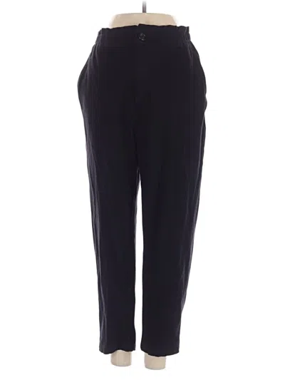 Pre-owned Zara Casual Pants In Black