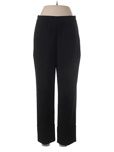 Pre-owned Zara Casual Pants In Black