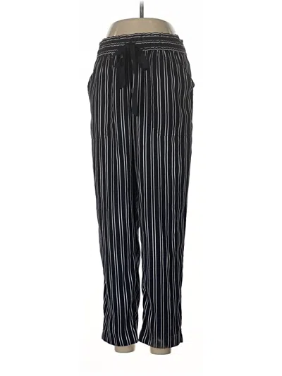Pre-owned Zara Casual Pants In Black