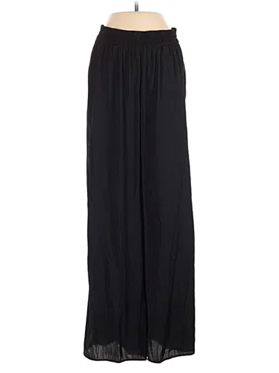 Pre-owned Zara Casual Pants In Black