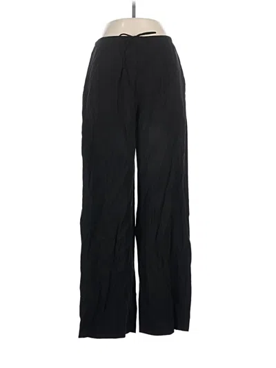 Pre-owned Zara Casual Pants In Black