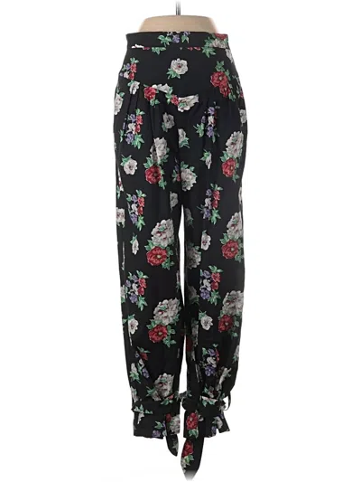 Pre-owned Zara Casual Pants In Black