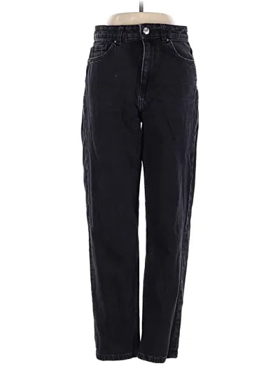 Pre-owned Zara Casual Pants In Black