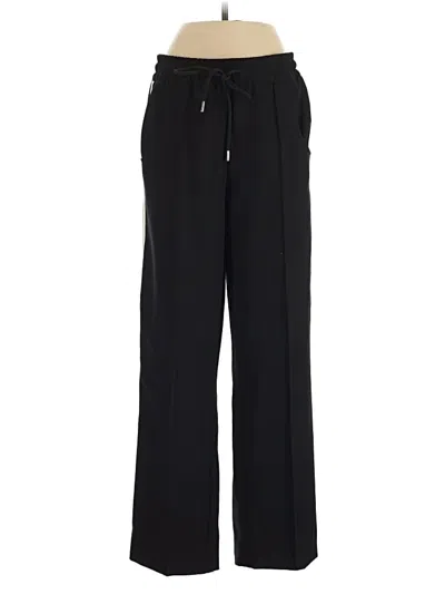 Pre-owned Zara Casual Pants In Black