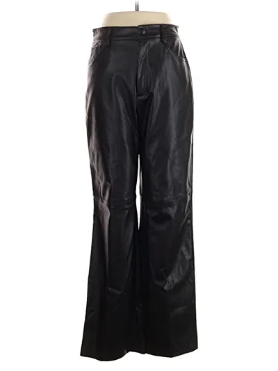 Pre-owned Zara Casual Pants In Black