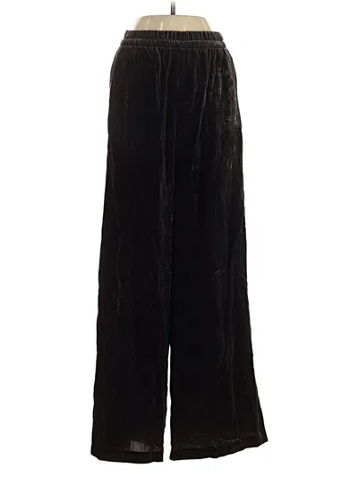 Pre-owned Zara Casual Pants In Black