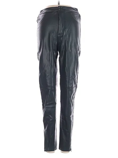 Pre-owned Zara Casual Pants In Black