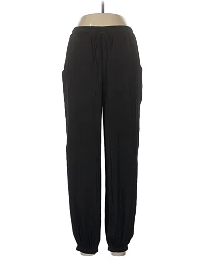 Pre-owned Zara Casual Pants In Black