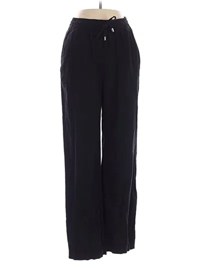Pre-owned Zara Casual Pants In Black