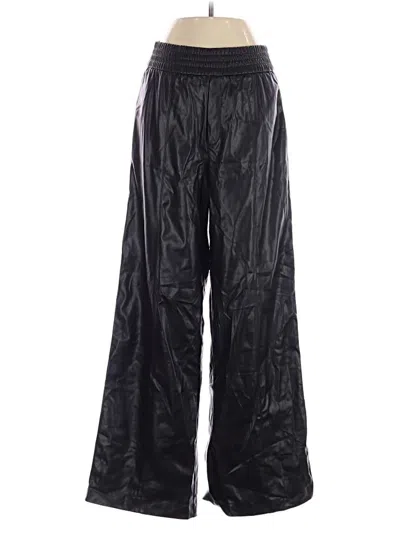 Pre-owned Zara Casual Pants In Black