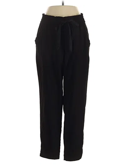 Pre-owned Zara Casual Pants In Black