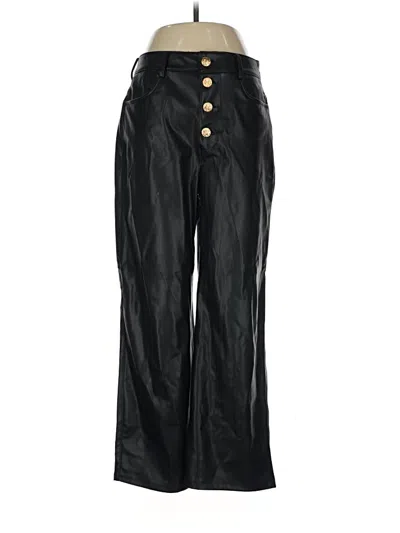 Pre-owned Zara Casual Pants In Black