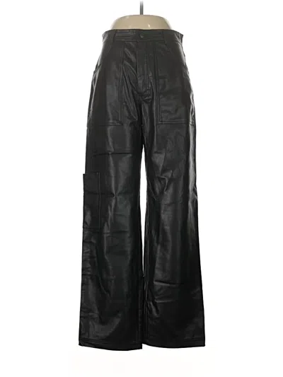 Pre-owned Zara Casual Pants In Black
