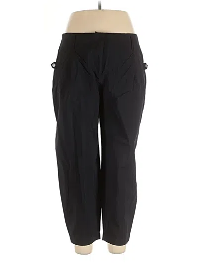Pre-owned Zara Casual Pants In Black