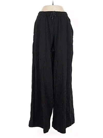 Pre-owned Zara Casual Pants In Black