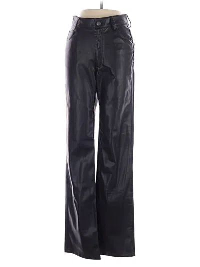 Pre-owned Zara Casual Pants In Black