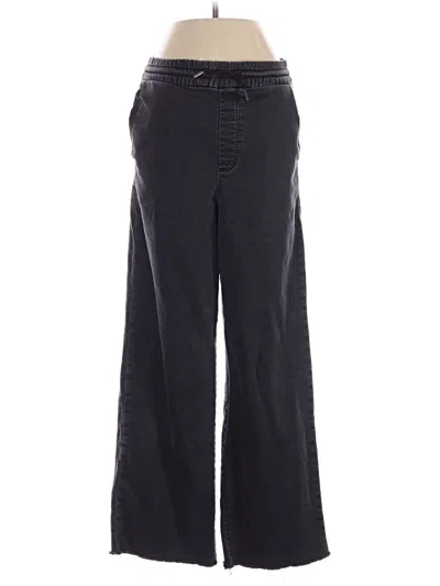 Pre-owned Zara Casual Pants In Black