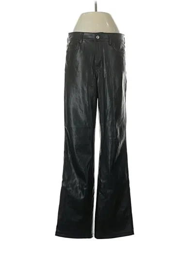 Pre-owned Zara Casual Pants In Black