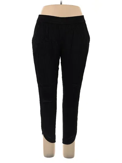 Pre-owned Zara Casual Pants In Black