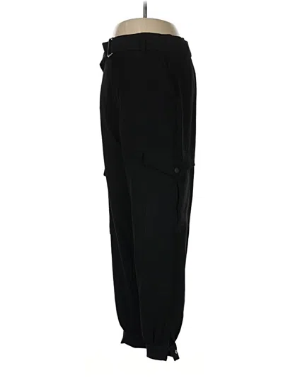 Pre-owned Zara Casual Pants In Black