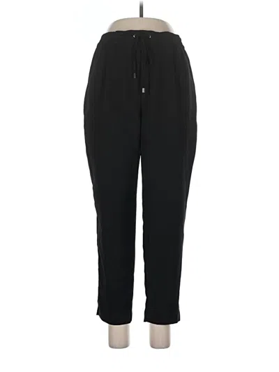 Pre-owned Zara Casual Pants In Black