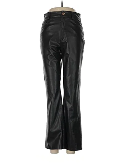 Pre-owned Zara Casual Pants In Black