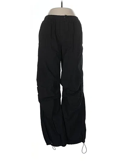 Pre-owned Zara Casual Pants In Black