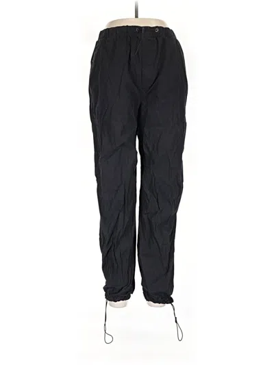 Pre-owned Zara Casual Pants In Black