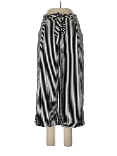 Pre-owned Zara Casual Pants In Black