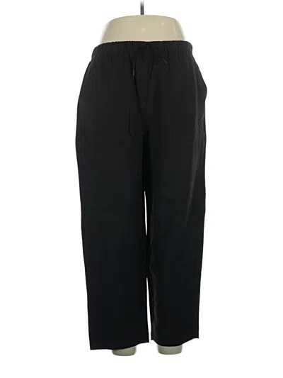 Pre-owned Zara Casual Pants In Black