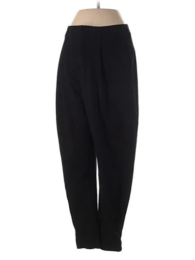 Pre-owned Zara Casual Pants In Black