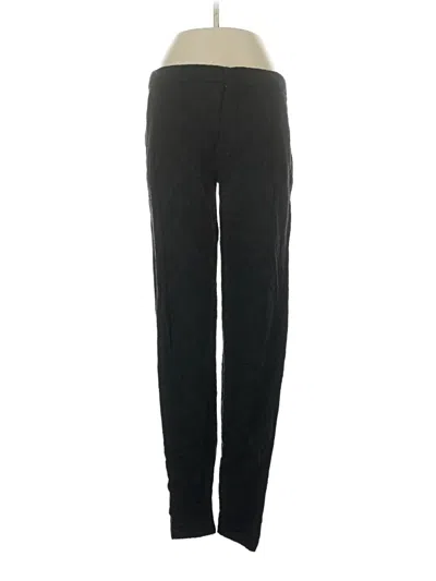 Pre-owned Zara Casual Pants In Black
