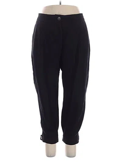 Pre-owned Zara Casual Pants In Black